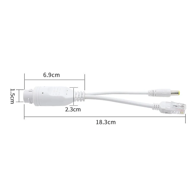 24V To 12V POE Splitter Waterproof Adapter Cable Power Supply Module POE Splitter Injector For IP Camera L1