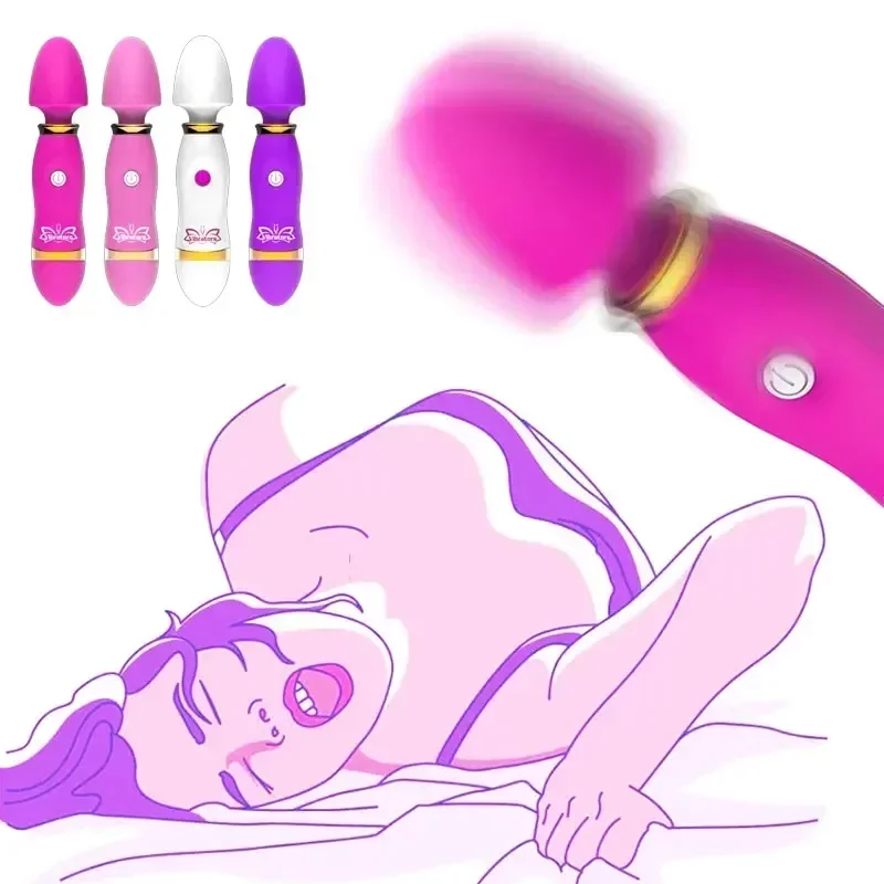 12 Mode Vibromasseur G Spot Vagina Vibrator Clitoris Stimulate Masturbation Squirt Anal Dildo AV Stick Sextoy Femme Butt Plug 18