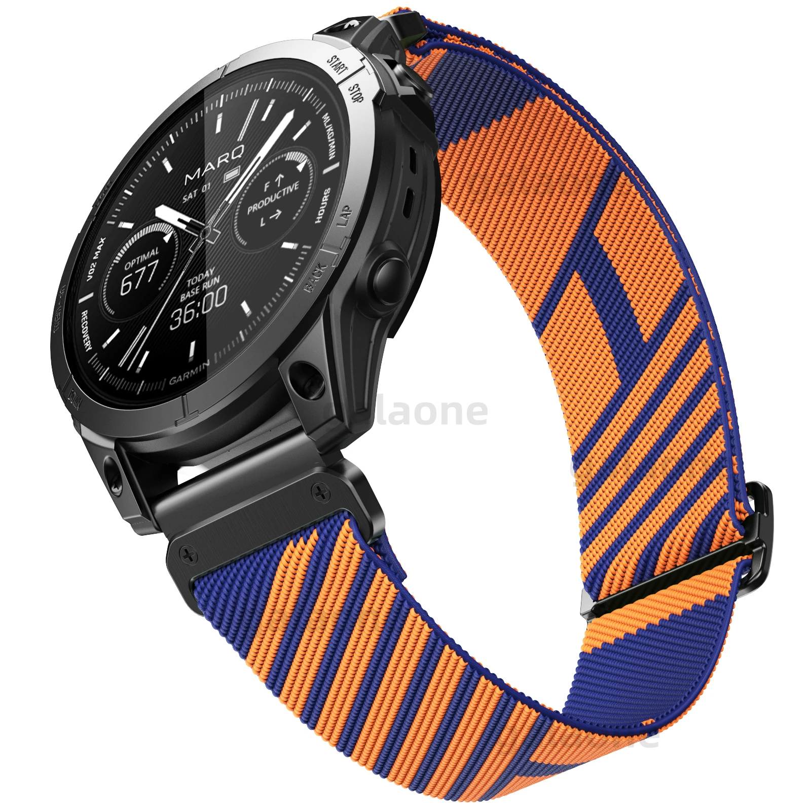 22mm Elastic Nylon Easy Fit Strap For Garmin Fenix5Plus 6Pro 7 Quick Release Wristband Replaceable Watch Band Instinct Bracelet