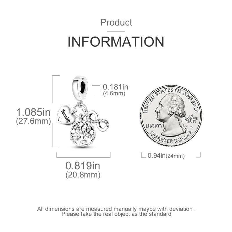 سحر 925 الأصلي الأفوكادو والبرسيم قلادة الخرز يناسب أساور قلادة للنساء سحر الفضة 925 الفاخرة DIY مجوهرات هدية #3