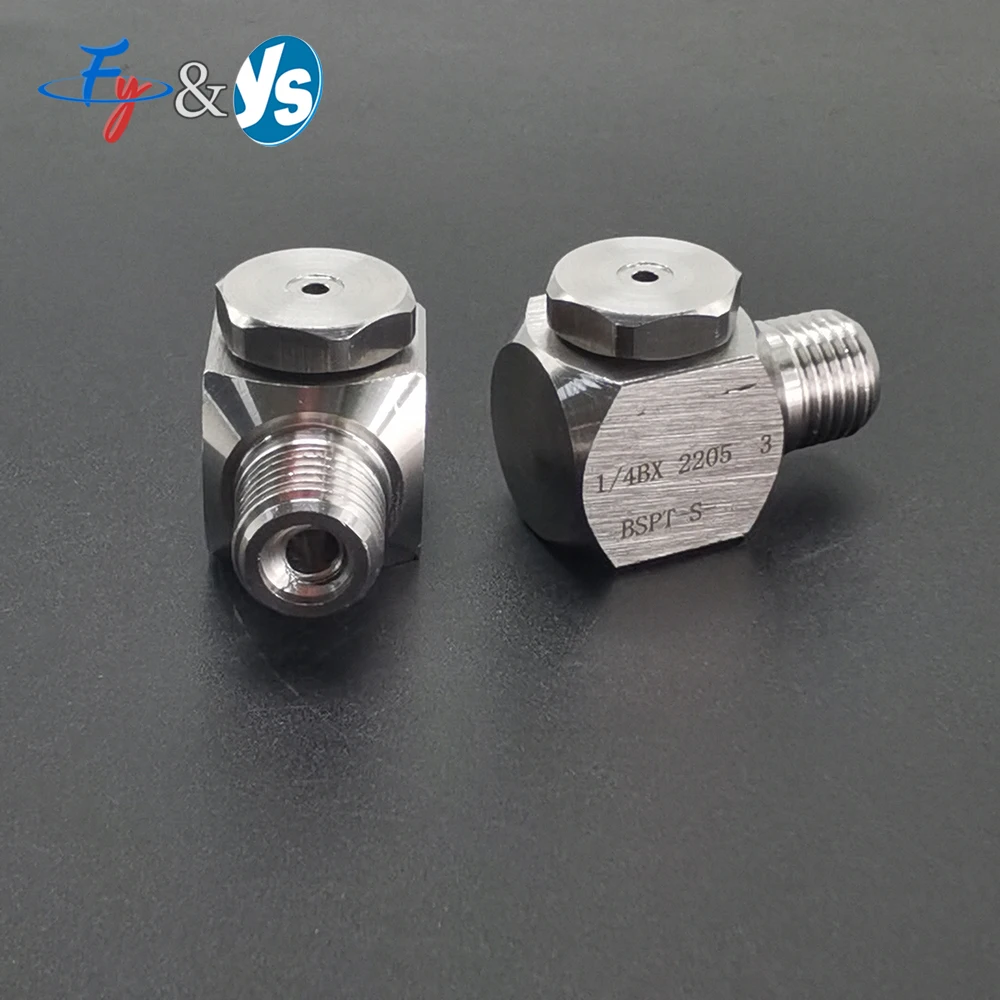 Stainless Steel BX Corner Nozzle 90 Degree Hollow Cone Spray Atomizing Nozzle Dust Removal and Defoaming High-pressure Cleaning