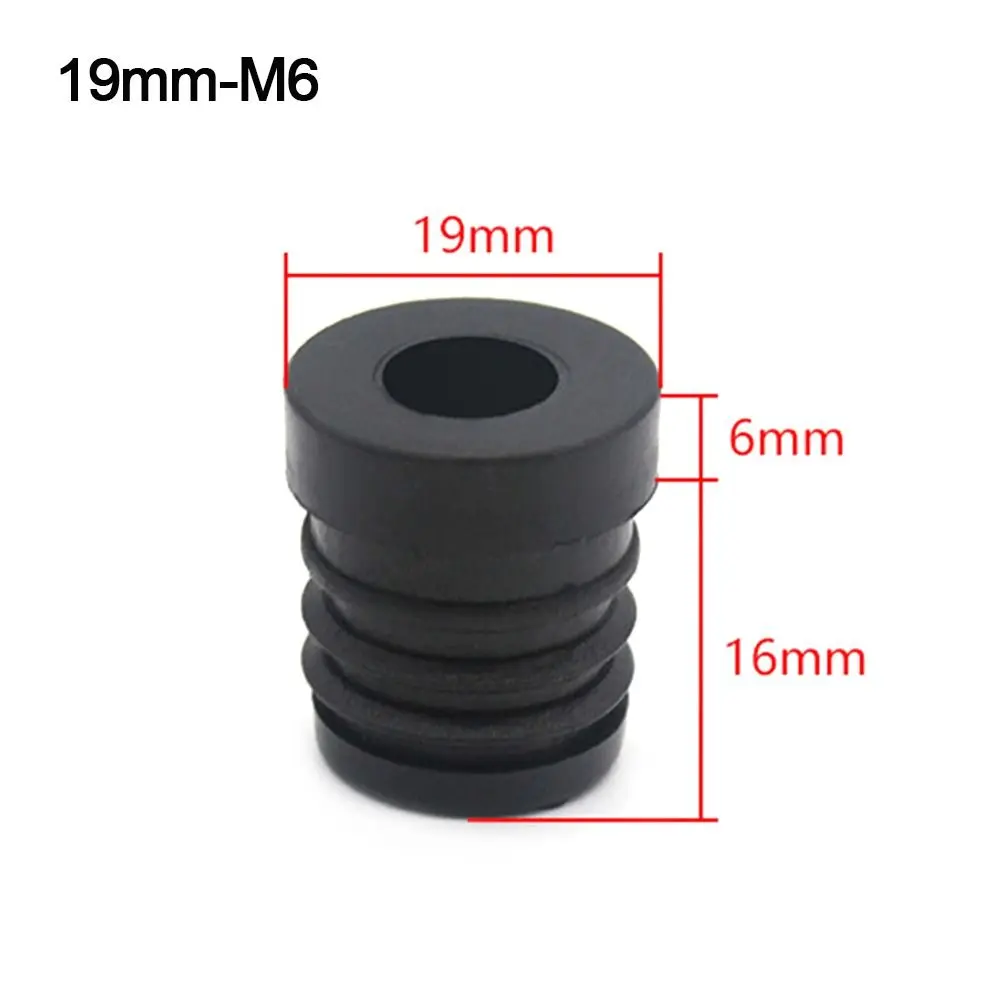 Pipe Plug Black Nut Hole Plug Round Plastic Pipe Inner Plug Furniture Leveling Feet Furniture