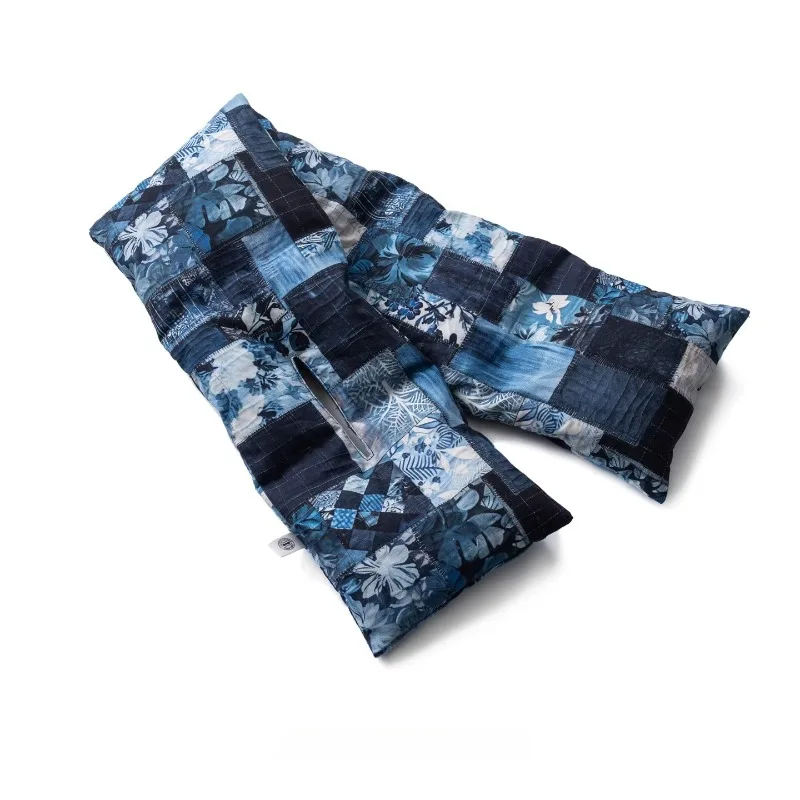 Japanese Style Retro Plant Pattern Warm Scarf Men's Casual Scarfs  Apparel Accessories