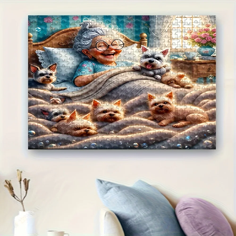 ปริศนาสำหรับผู้ใหญ่ 500/1000 ชิ้น |   เกมครอบครัวที่สนุกสนานและคลายเครียดคุณภาพสูง เหมาะสำหรับวันเกิด คริสต์มาส ฮาโลวีน และเป็นของขวัญ