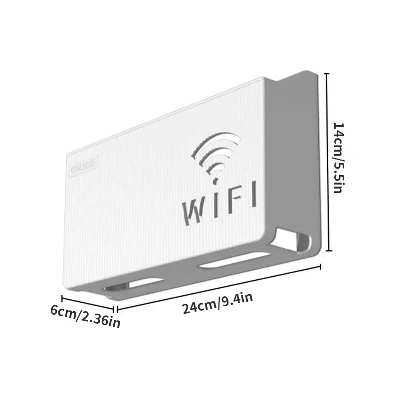 

New Wireless WIFI, TV Set-Top Box Wall Mounted Storage Rack, For Living Room, Bedroom Sorting Storage