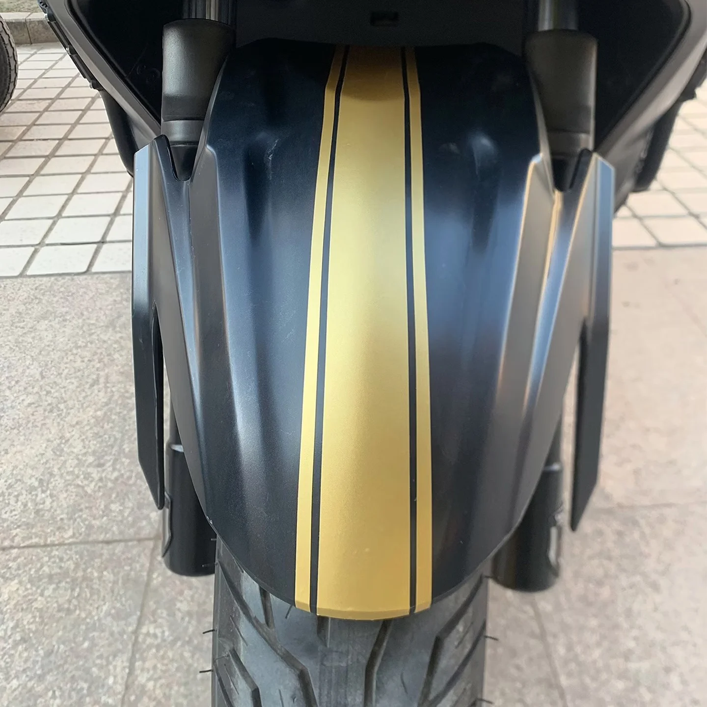 DIY Long Strip Reflective Motorcycle Stickers Moto Scooter Side Body Fuel Tank Fender Fairing Vinyl Decor Accessories Decals