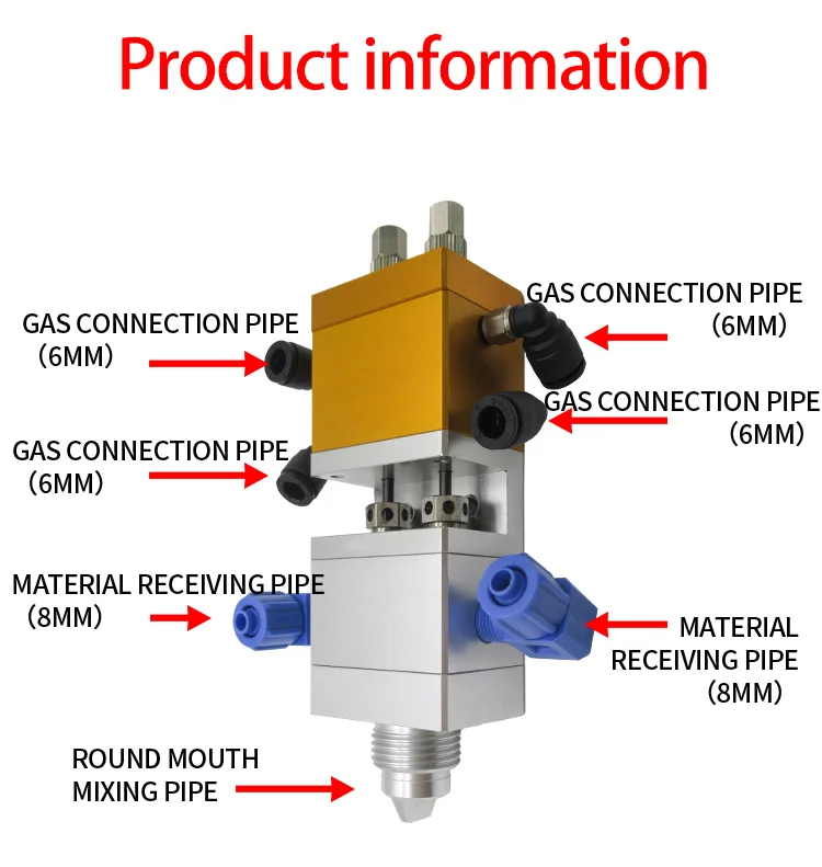 Mini válvula de retenção precisa e precisa, válvula de distribuição de controle de saída de medição de alta precisão, válvula de êmbolo de agulha