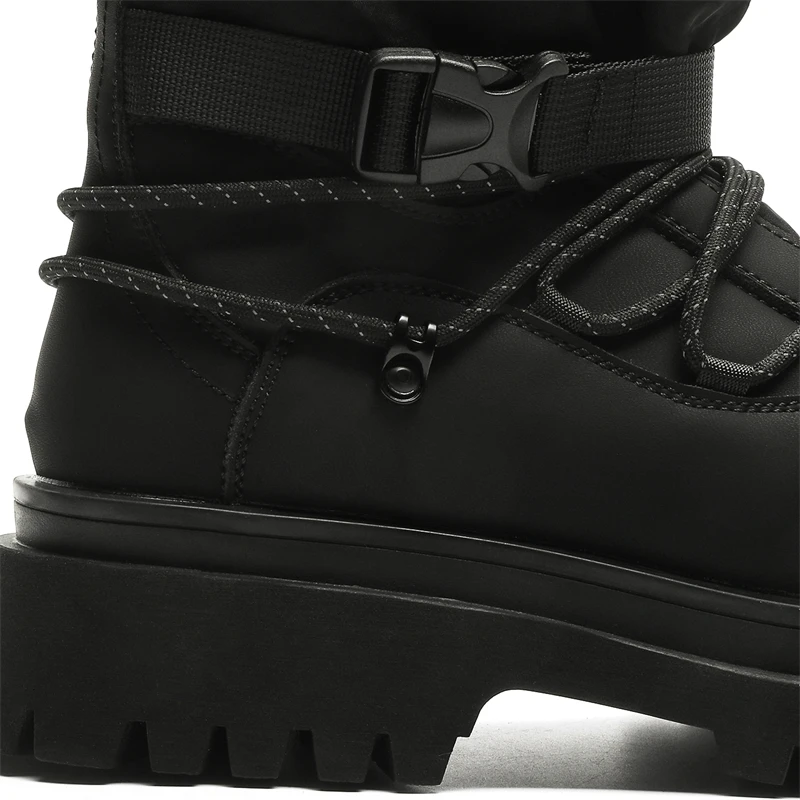Original Design a/w New Street Style Teenagers Daily Dress Ankle Boots For Men's Black Casual Height Increasing Shoes #38-44 image 6