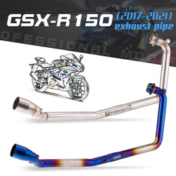 Slip On For SUZUKI GSXR150 GSX150R GSX S150 GSX-S150 gsxr125 Motorcycle Exhaust Escape Modify Front Link Pipe Connection