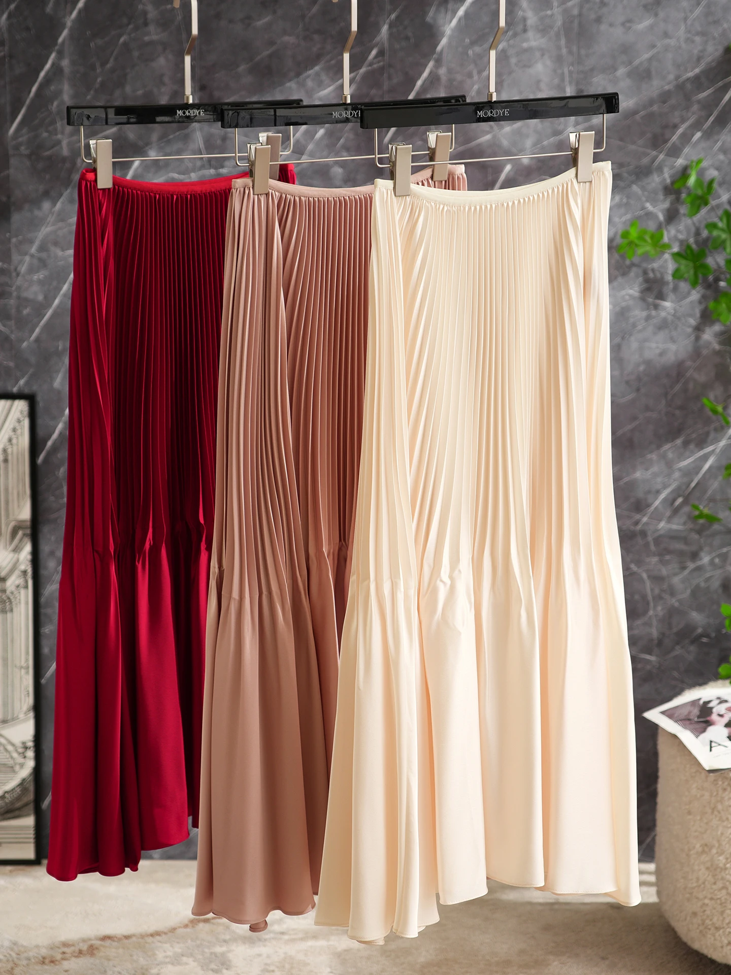 

Нежная многослойная длинная юбка А-силуэта с асимметричным подолом, плиссированная, из полиэстера, весенняя, модная, женская, с эластичной талией