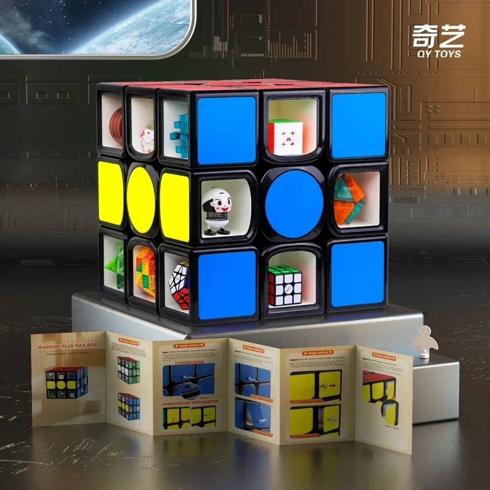 QiYi 38.8cm Cube Giant 3x3 Cube Warrior Plus Max Box Giant Cube 3x3x3 Magic Cubes Professional Speed CubeToy for Children Gift