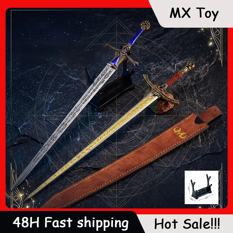 

30cm Rellana's Twin Blades Game Sword Metal Ornament Knife Toy Crafts Gifts Collections Medieval Swords Decorations