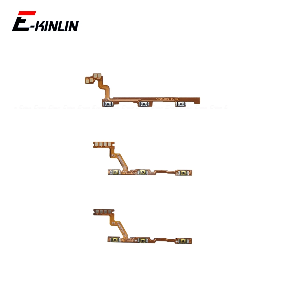 Switch Power ON OFF Key Mute Silent Volume Button Ribbon Flex Cable For Vivo iQoo Neo 6 SE 7 Racing 8 9 9S 10 Pro Plus