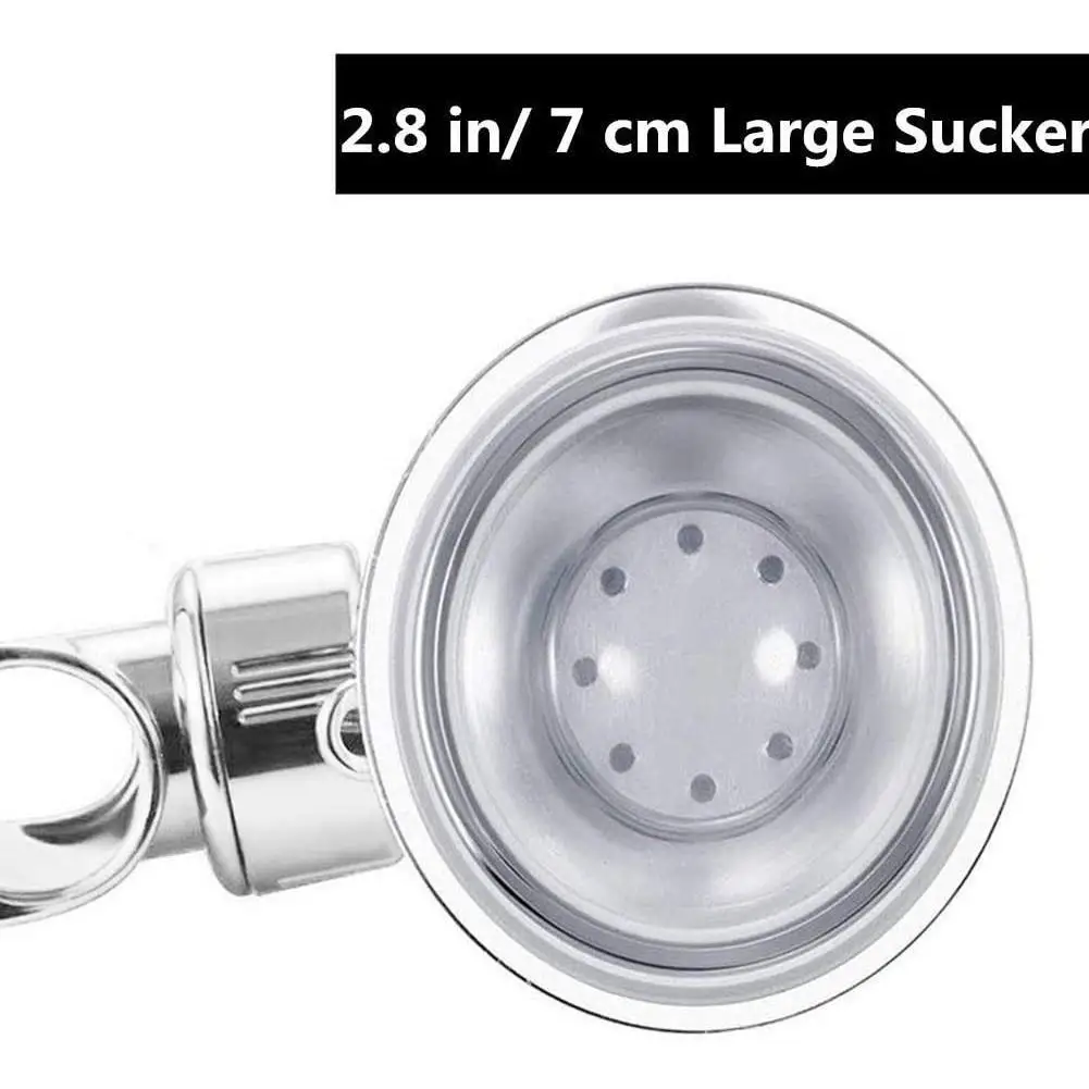 Estante de ducha ajustable tipo ventosa, soporte de dosel de loto, cabezal de ducha de mano, boquilla de baño, Base fija