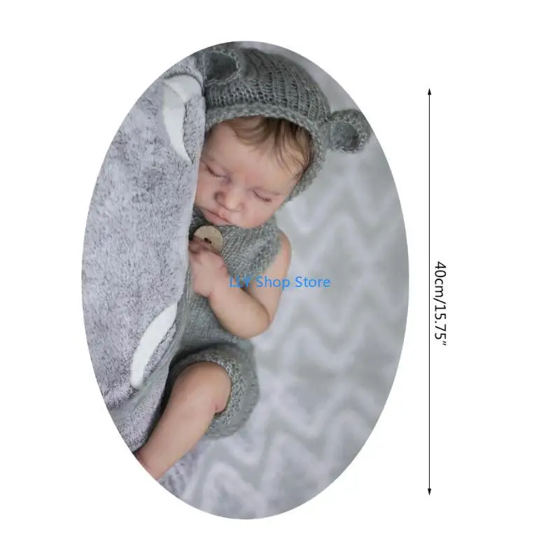 T8UD Reborns ตุ๊กตาเด็กทารกแรกเกิดที่สมจริง 18 นิ้วเหมือนจริง Sleeping Boy สาวไม่มีเสื้อผ้าและอุปกรณ์เสริมของขวัญเด็ก