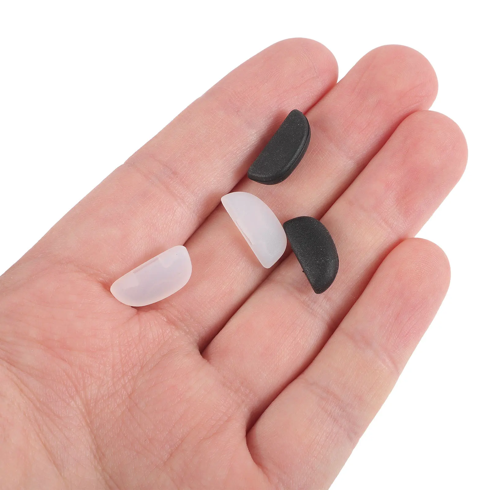 

10Pairs Eyeglass Nose Pads Replacement Silicone Nose Pads for Glasses Non-Slip Grips Adjustable Fit for Sunglasses and Flat