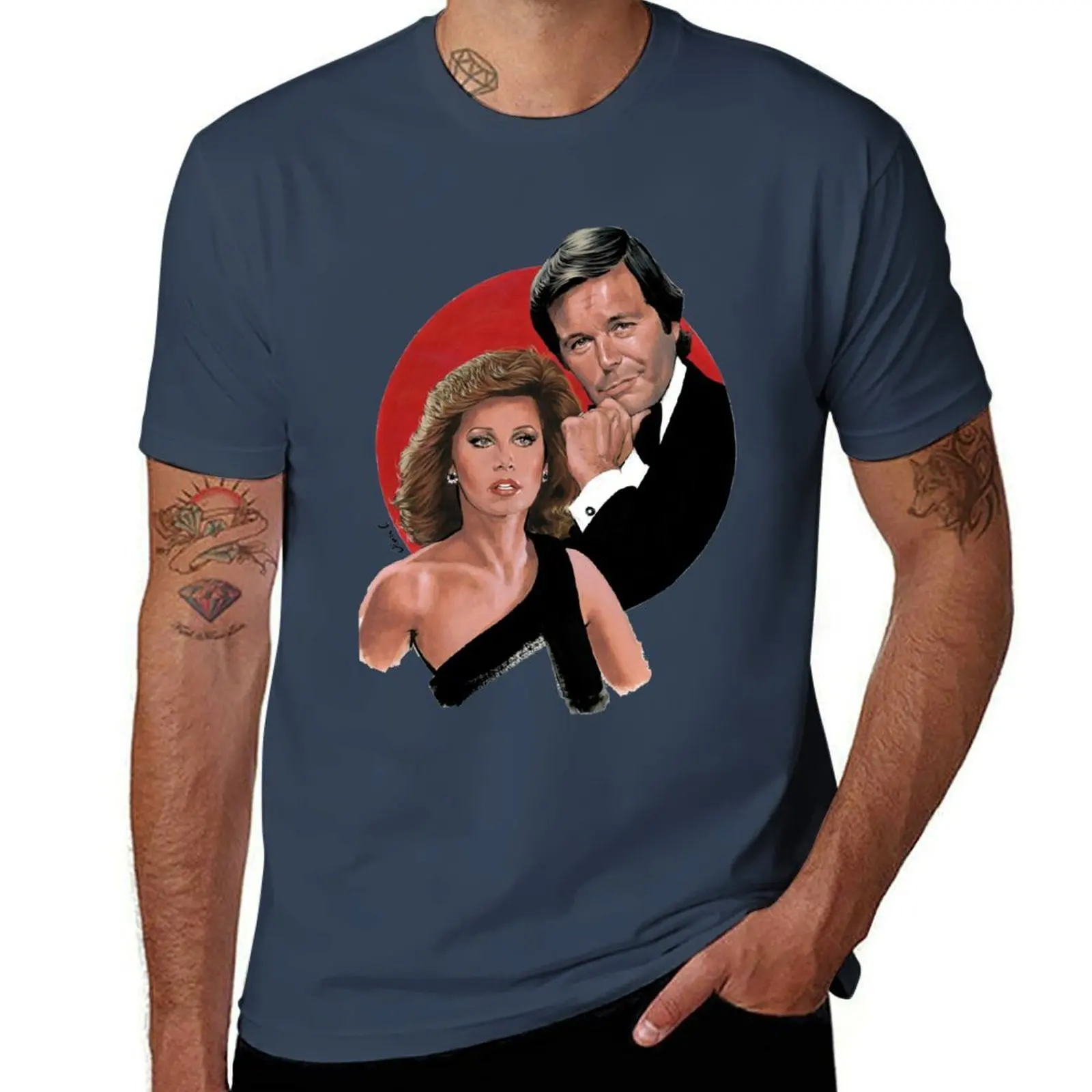 Camiseta Mister and Mrs H, camisetas g para hombre, camiseta de algodón de alta calidad