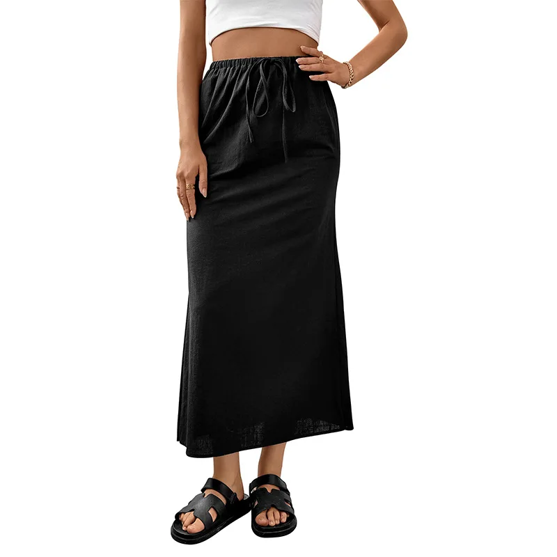

New Women's Casual Solid Basic Matchable Skirt