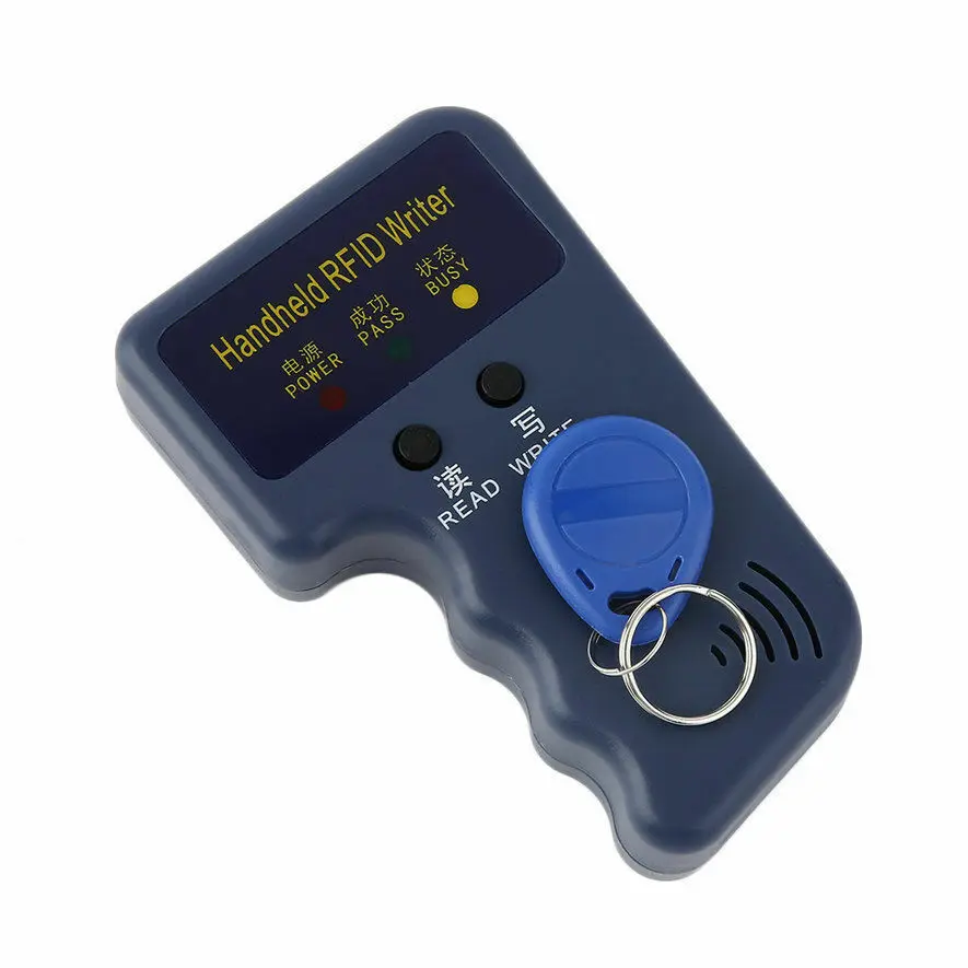 Upgrade Handheld 125khz RFID Duplicator Copier Reader Writer ID Card Cloner Programmer Writable Key Keyfobs