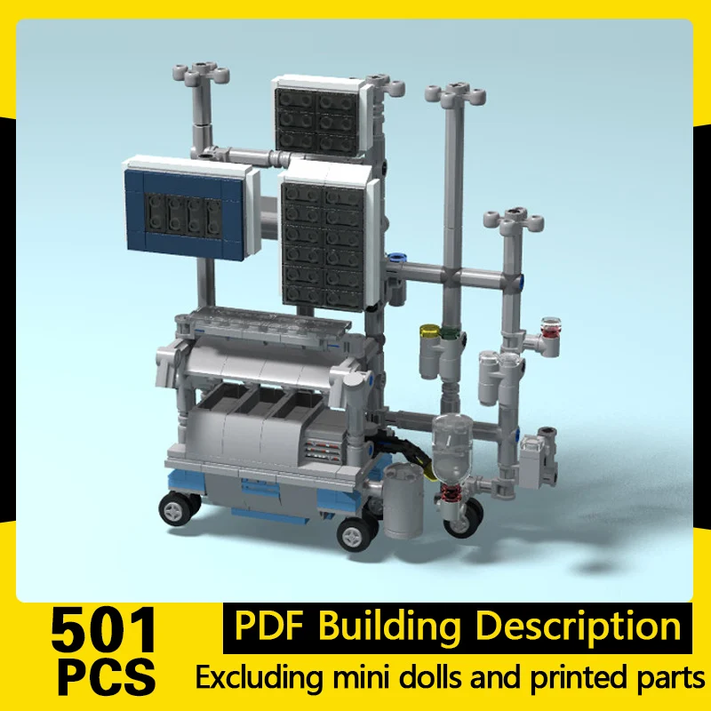 

City Street View Model MOC Building Bricks Heart Lung-Machine Modular Technology Gifts Holiday Assemble Children Toys Suit