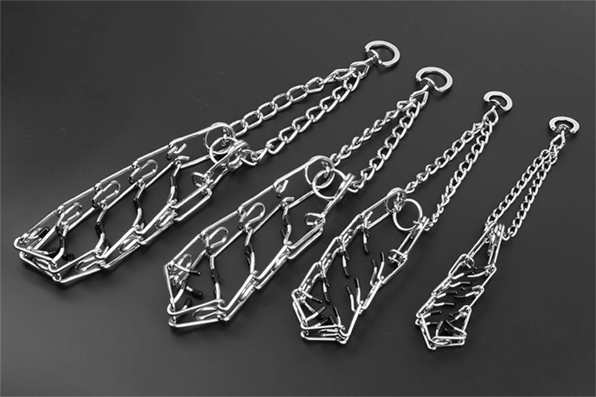 Effektives Pinch-Hunde-Trainingshalsband mit bequemen Gummispitzen, sicheres, verstellbares, abnehmbares Halsband für Haustiere – Detail 6