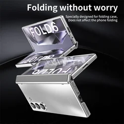Anti-Shock Frosted Plating Full Body Case for Samsung Galaxy Z Fold 4 Fold4 Fold5 Fold3 Fold 5 3 2 5G fold2 Screen Glass film 