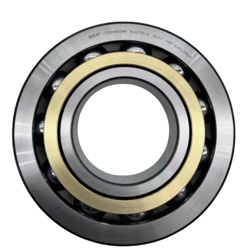 7328 BCBM Angular Contact Ball Bearings Copper Holder, Maintenance Free