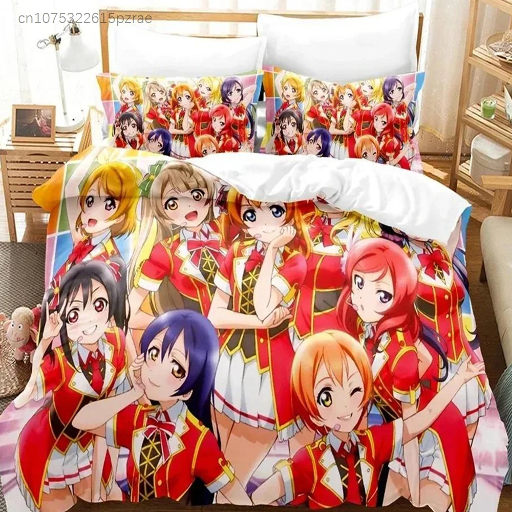 Juego de cama Anime 3D The Lov - Linen Duvet Cover reseña y precio