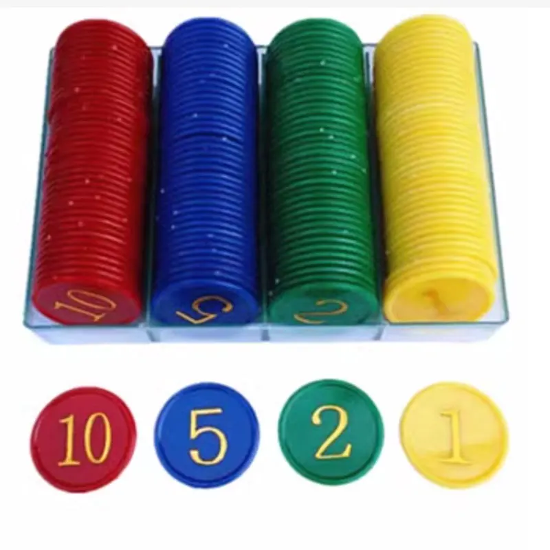 160pcs Poker Chips Count, Bingo Chips, Bingo Game, Cards Plastic for Games, Casino Gift for Kids & Adults