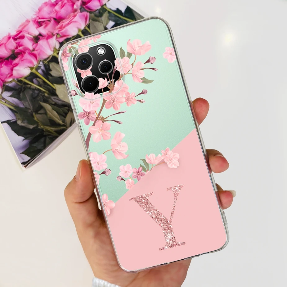 For Huawei Nova Y61 Case NovaY62 Plus New Letters Cover Clear Silicone Phone Case For Huawei Nova Y62 Plus Y61 NovaY61 Soft Bags