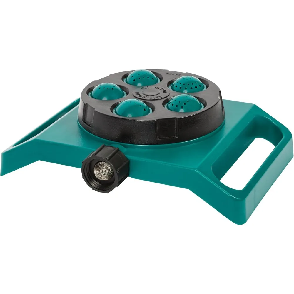 

adjustable 5 pattern spot sprinkler, multi pattern sprinkler head for targeted coverage in flower beds and vegetable gardens