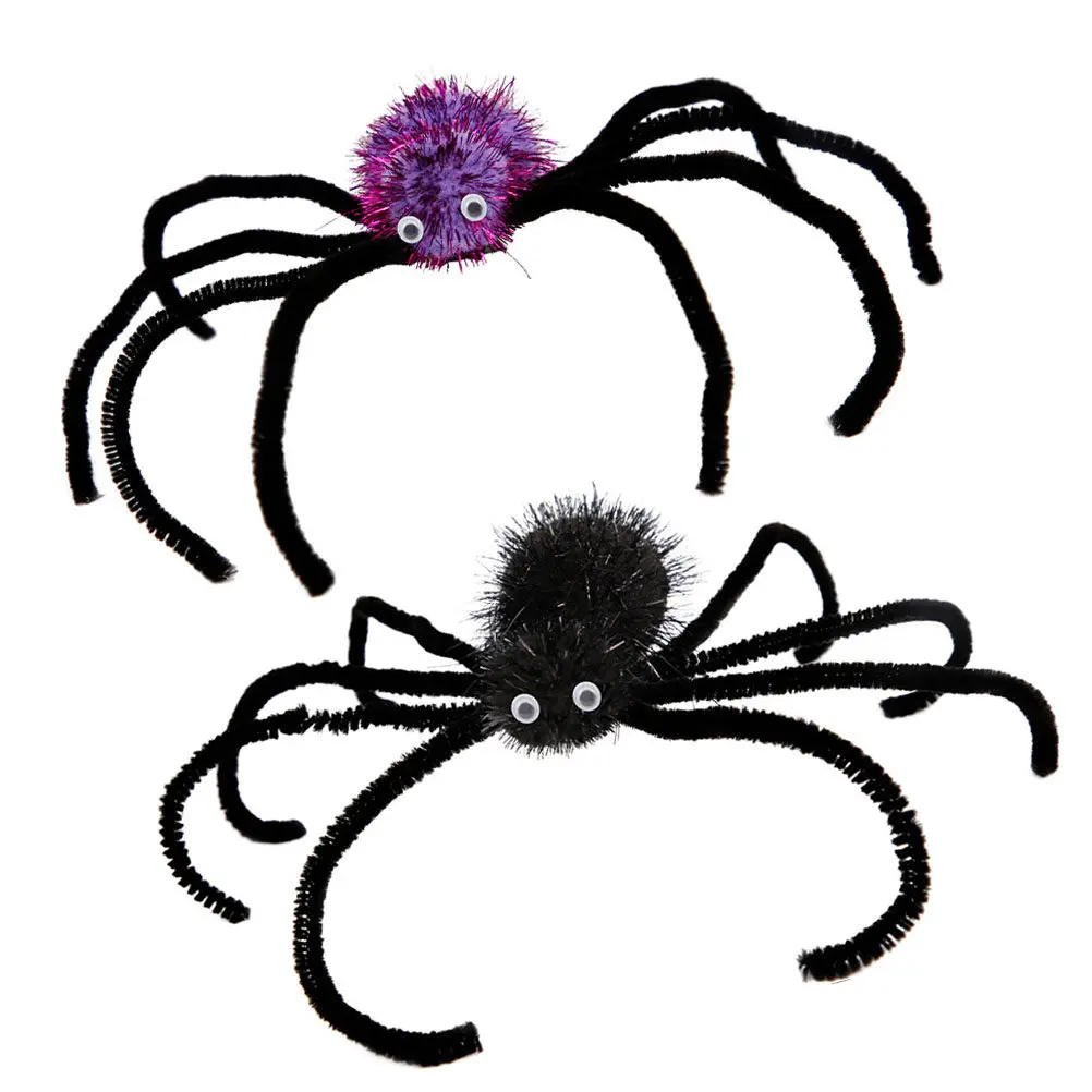 

2Pcs Spider Hair Clamps Halloween Hair Clips Decorative Hairpin for Women Girls Cosplay Party Accessory Decorative Hairpin
