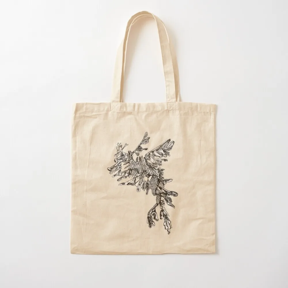 Steve the Leafy Sea Dragon Tote Bag supermarket folding bag Shopper handbag personalized tote