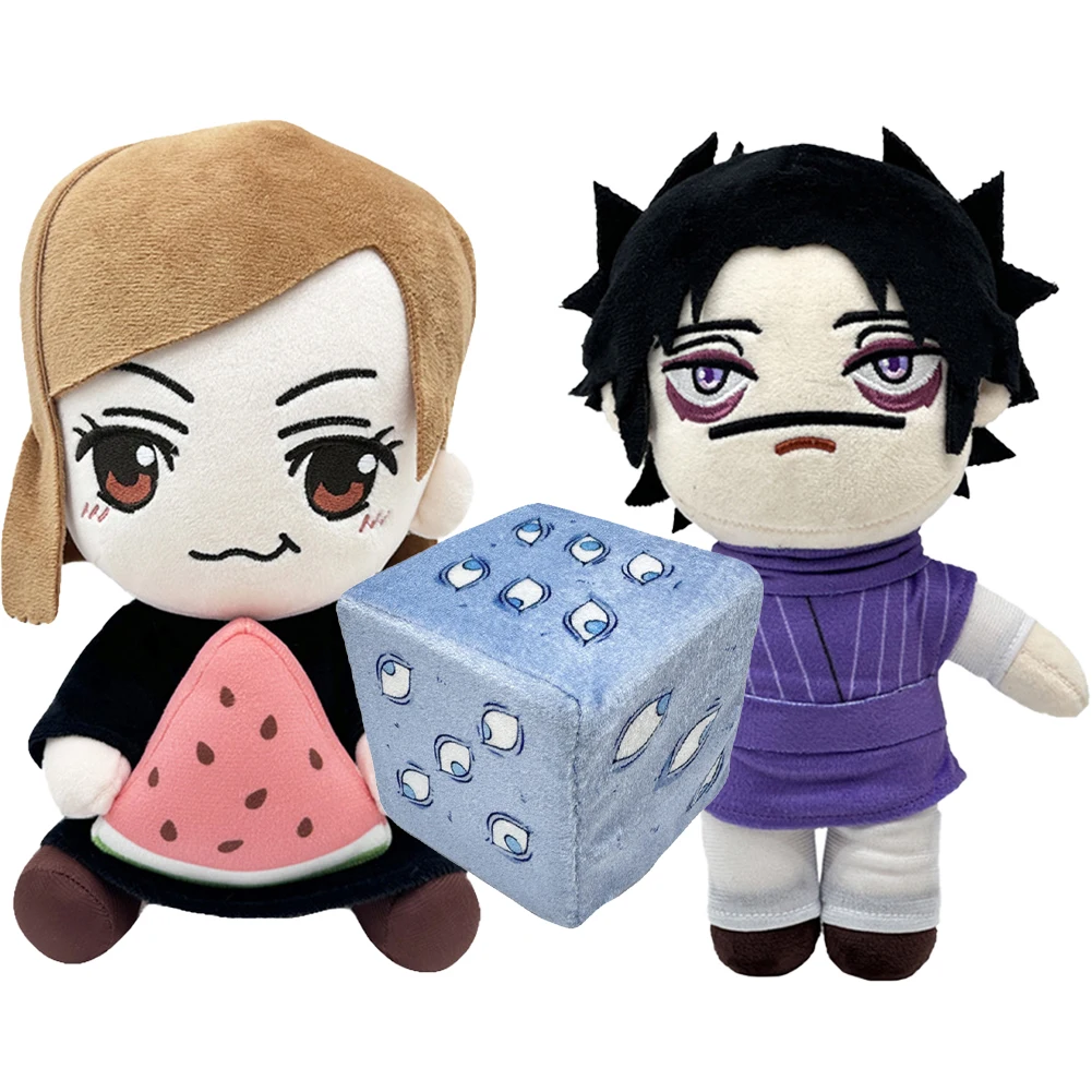 

JJK Plush Toys Prison Realm Choso Anime figure Kugisaki Nobara Watermelon Sitting Action Soft Stuffed Dolls Cartoon Decor Toy