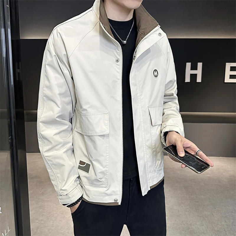 

Spring and Autumn Fashion Handsome Outdoor Sports Fitness Running Windproof Jacket Comfortable Multi functional Breathable Coat