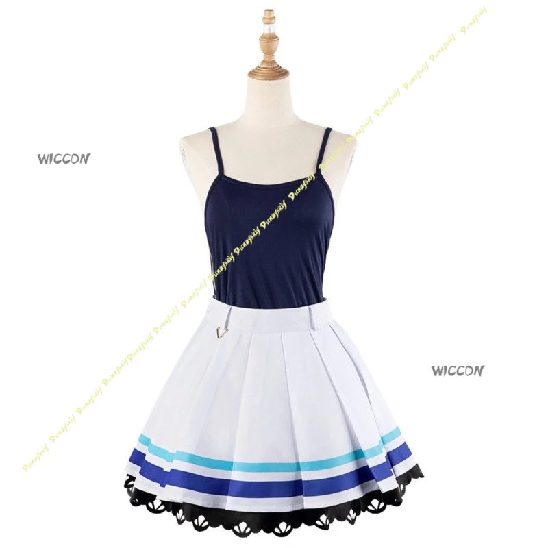 game Uma musume Pretty Derby Vivlos Cosplay Costume for Halloween Christmas Skirt Shoes Woman Sexy Kawaii Party Halloween Suit‌ view 5