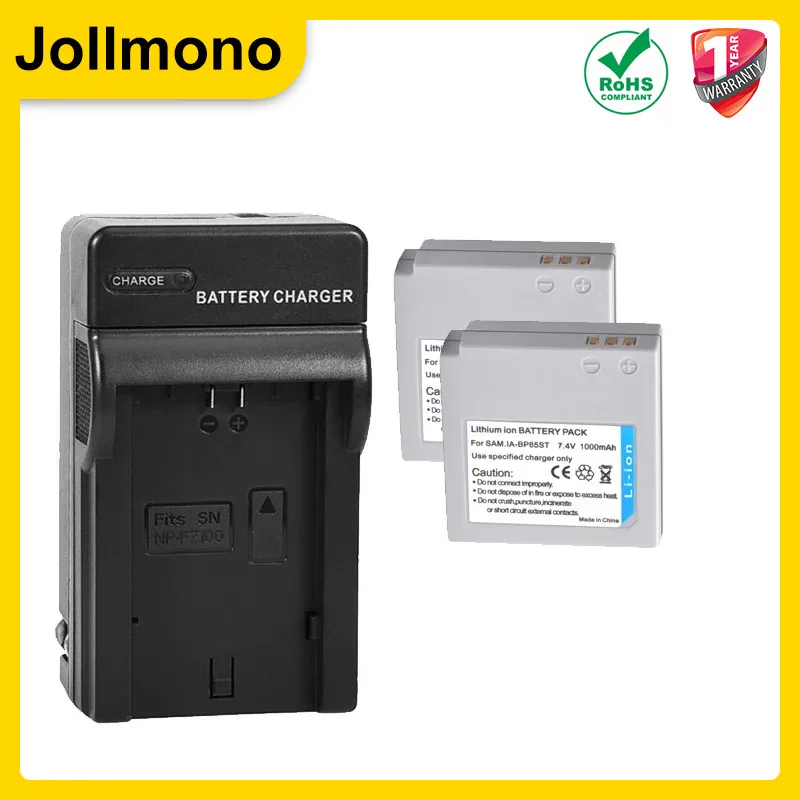 IA-BP85ST BP85ST BP-85ST Camera Battery + Charger For Samsung SC-HMX10 HMX10A HMX10C HMX10P HMX20 HMX20C MX10 MX10A MX20