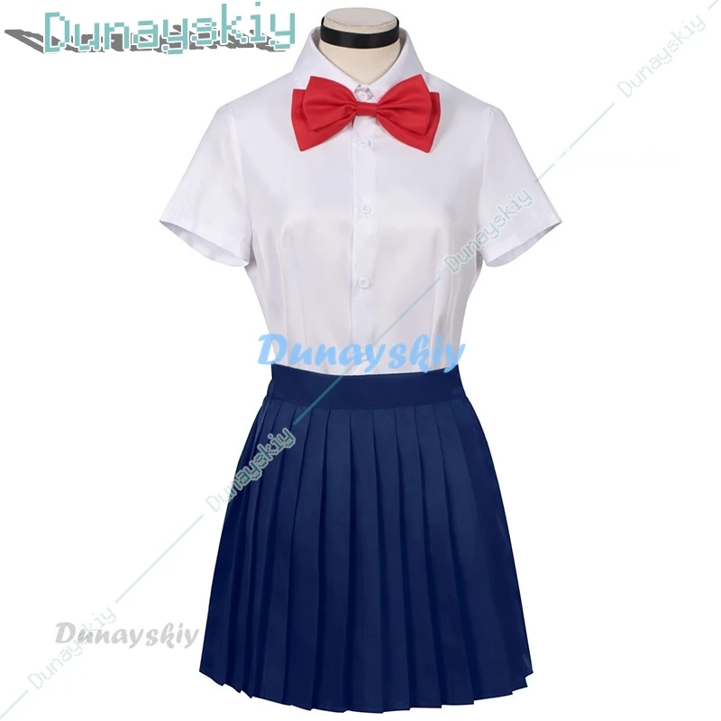 Neue Heiße Anime Dandadan Momo Ayase Aira Shiratori Okarun Cosplay Kostüm Frauen Männer Schuluniform Perücke Halloween Weihnachten Party