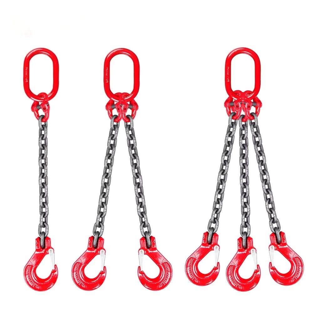High-Strength G80 3-Leg Chain Ring Heavy-Duty Chain Sling Hook with Low Price