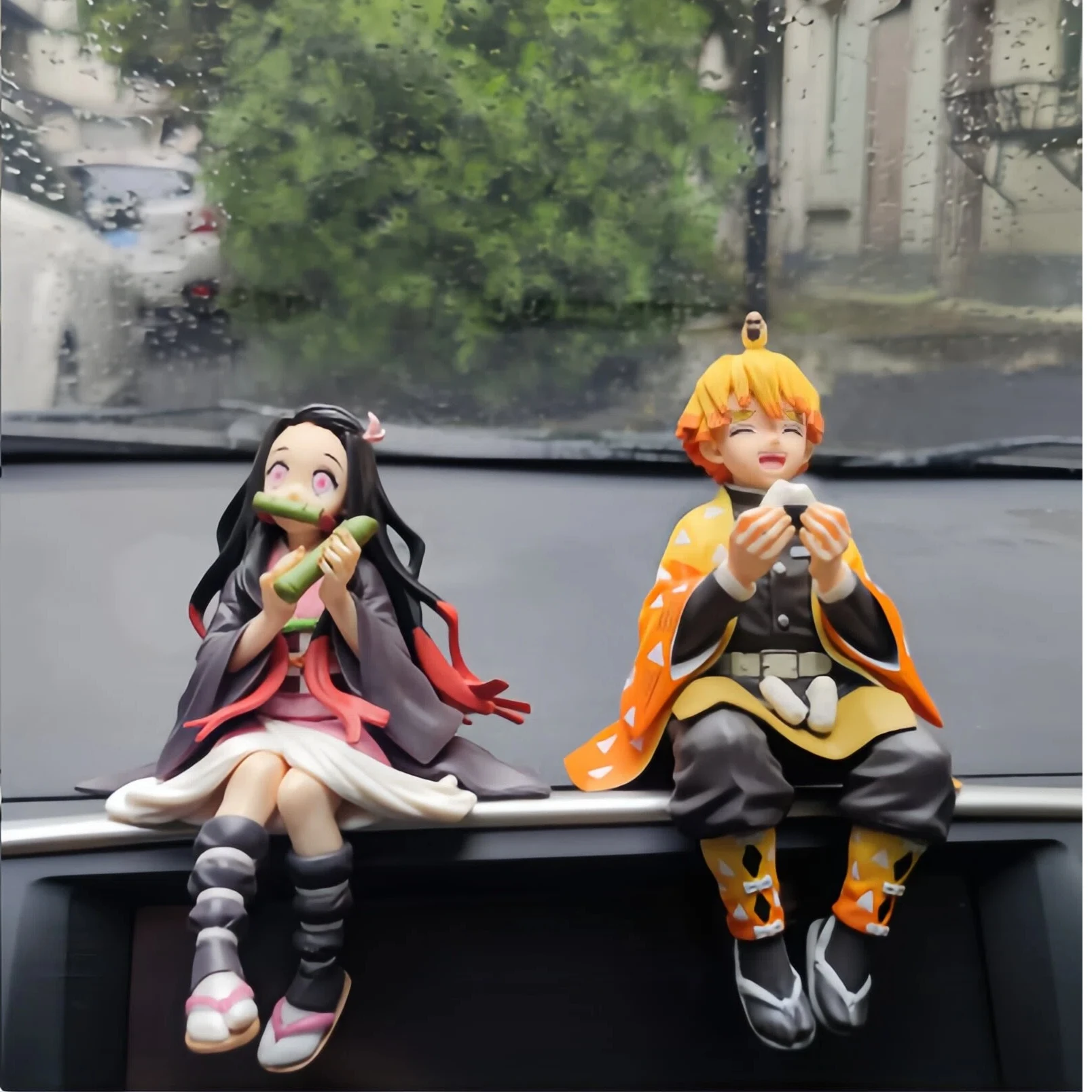 

16cm Demon Slayer Handheld Doll Car Center Console Decorations Anime Enthusiasts Collection Models Customized Anime Peripheral