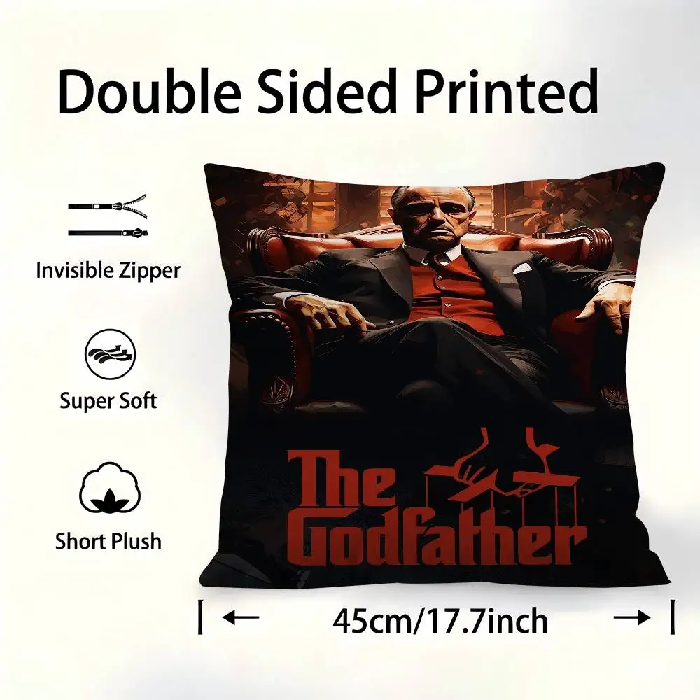 

The Godfather Classic Movie Pillow Cover Sofa Cushion Cover Home Room Decoration Children Gift