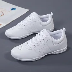 Sport Shoes Aerobics White Cheerleading Shoes Men Training Competition Shoes Gym Nastics Dance Shoes For Women Yoga Sneakers