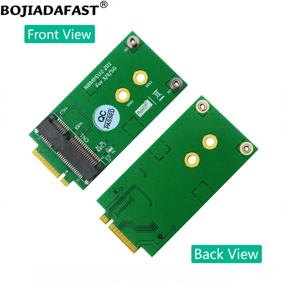 NGFF M.2 B Key อินเทอร์เฟซ Mini PCI-E MPCIE อะแดปเตอร์ไร้สายการ์ดไม่มีซิมสล็อตสําหรับ 5G 4G 3G LTE GSM โมดูล