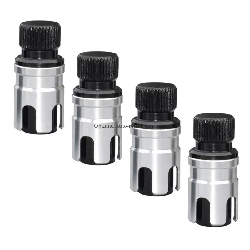 

4pcs Tire Deflation Tool Quick Release Air Valves For Enhances All Terrain Control