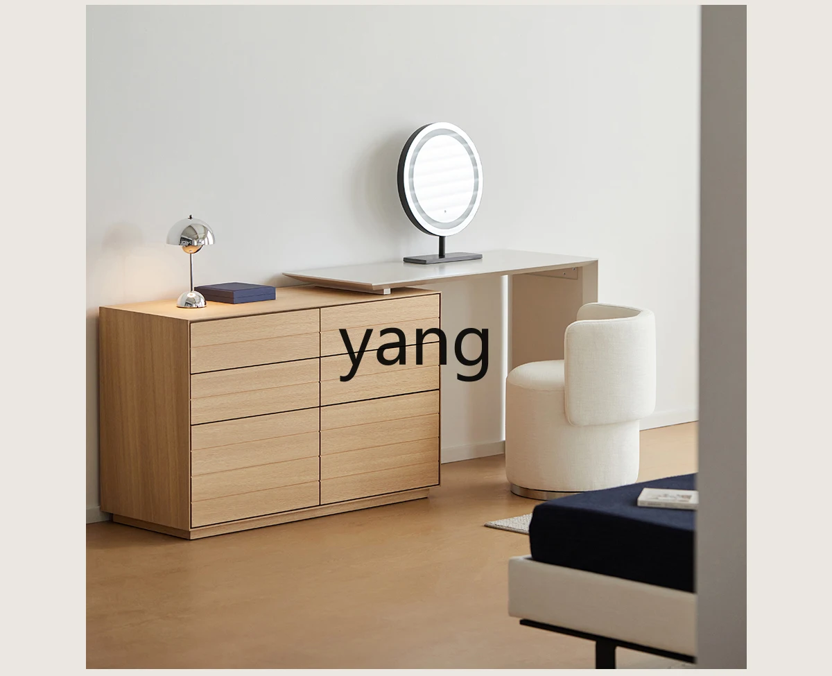TGF Italian minimalist Japanese style solid wood  modern about  bedroom makeup table