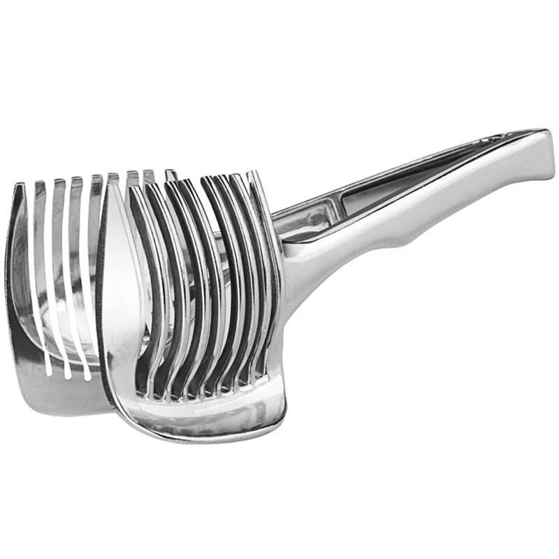 

Подставка для нарезки томатов и лимона, круглый резак для фруктов с ручкой, кухонная подставка для еды картофеля и лимона-T33C