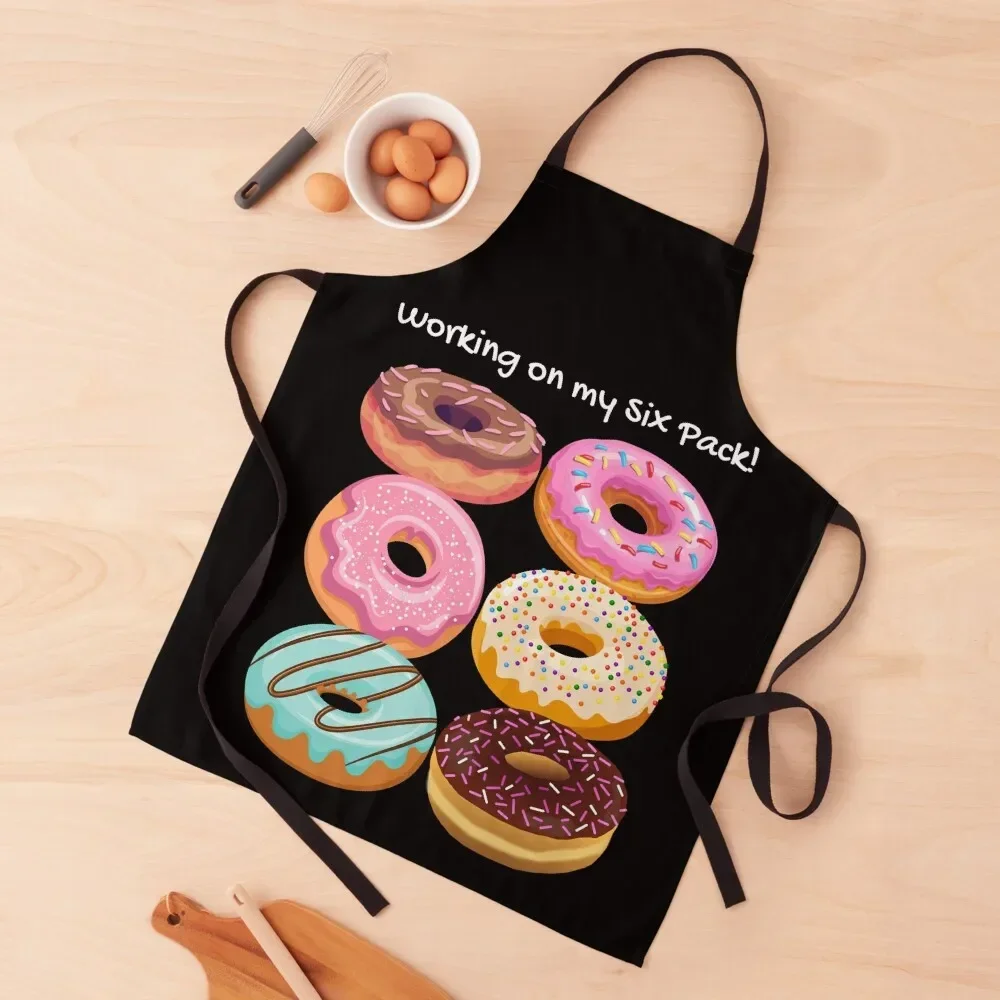 

Working on my six pack. Iced donuts six pack. Apron Kitchen Supplies For Kitchen Women Apron