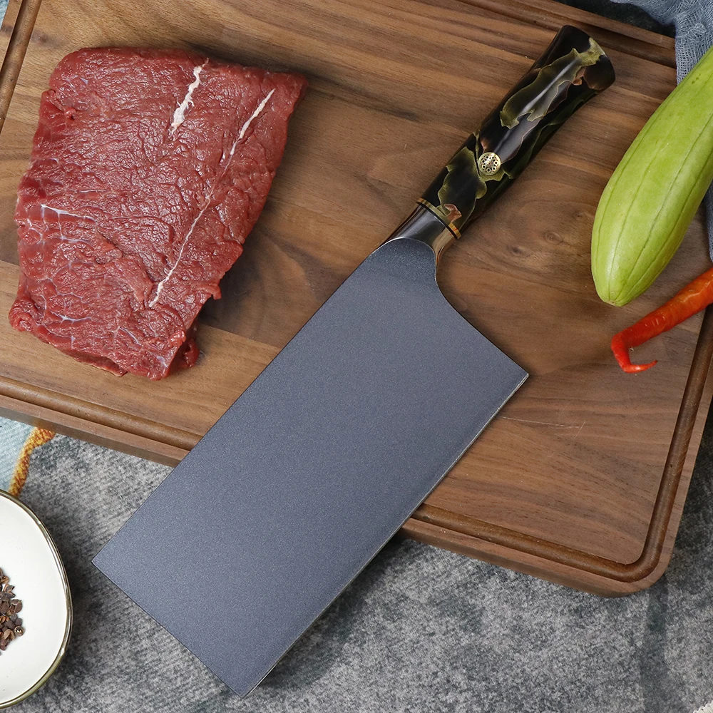 JUMCSONG 7.5-inch Slicing Knife, Tungsten Molybdenum Powder Steel Chef Knife, Daily Cooking Knife, Chef Specific Kitchen Knife