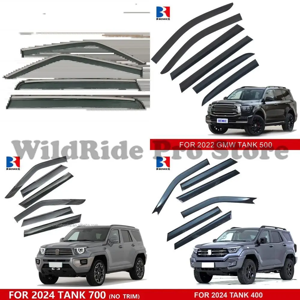 

1 set GWM Great Wall 300 400 500 700 Window Sunshade Door Vent Sun Visor Rain Deflector Car Accessories Air Guide Panel
