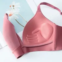 FallSweet 3PCS Japanese Style Seamless Push Up Bra for Women Wireless 3/4 Cup Glossy Bralette Comfort Underwear Female Lingerie - Image 4